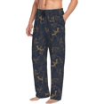 thumbnail image 2 of Yiaed Tropical Butterfly Print Men's Lounge Pants, Loose PJ Bottoms, Long Pajama Pants for Men-X-Large, 2 of 5