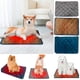 thumbnail image 5 of Cama Térmica Para Mascotas, Almohadilla Térmica Resistente Al Agua, Comodidad Cálida, Lugar De Descanso Acogedor Para Uso En Interiores Y Exteriores, Multicolor, 5 of 8