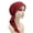 Wine, variant on Bandanas for Women Head Scarf Head Hat Cap Ethnic Pre Tied Braid Hair Cover Wrap Turban Headwear Hat Fascinators Hats Head Scarf Black One Size