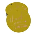 thumbnail image 1 of Inkdotpot ThankYou From The New Wedding Bottle Tag Real Rose Gold Foil Favor Hang Tag 50 Pack, 1 of 6