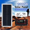 thumbnail image 1 of (solar Panel Set + 100a Controller)solar Panel Kit 300w 12v Battery Charger 40-100a Controller Caravan Boat Solar Panel 300w 12v Battery Charger 40-10, 1 of 5