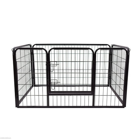 Parc En Metal Pour Chien Exercice Pour Chat 49 2 Pouces X 31 5 Pouces X 27 6 Pouces Noir Walmart Canada
