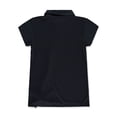 thumbnail image 3 of Nautica Girls' Performance Mesh Twist Polo Color: navy Size: 7, 3 of 3
