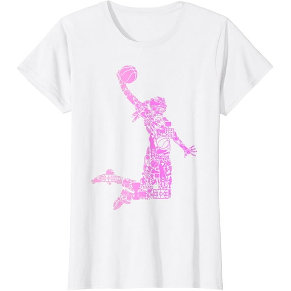 Basketball Girl Women Kids T-Shirt