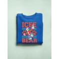 thumbnail image 3 of Bear Paws - Cool And Bold ICEE Vintage Style Men's Sweatshirt, 3 of 4