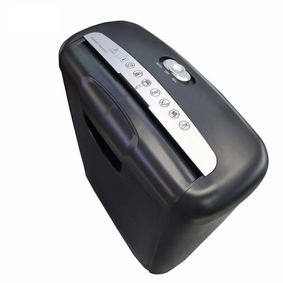 Commercial Office Shredder Paper Destroy Crosscut Heavy-duty Cd Dvd Credit Card Black