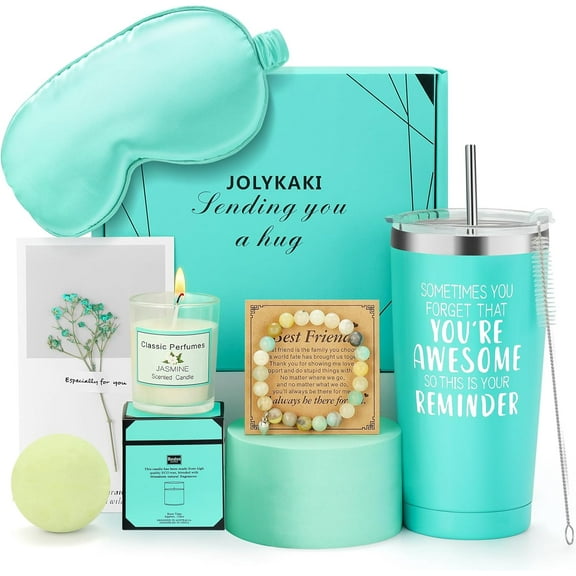 Birthday Gifts for Women, Mothers Day Gifts for Mom from Daughter, Unique Spa Gifts Basket Box for Women Best Friend Sister, Self Care Gifts for Women