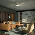 thumbnail image 2 of 54" Kichler Daya Brushed Nickel Damp Rated LED Ceiling Fan with Remote, 2 of 5