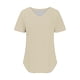 thumbnail image 5 of Pantalones cargo para mujer,Suéter estampado con cuello en V para mujer, top informal de manga corta, tejido suave, ideal para primavera y verano, sopatenor, 5 of 9