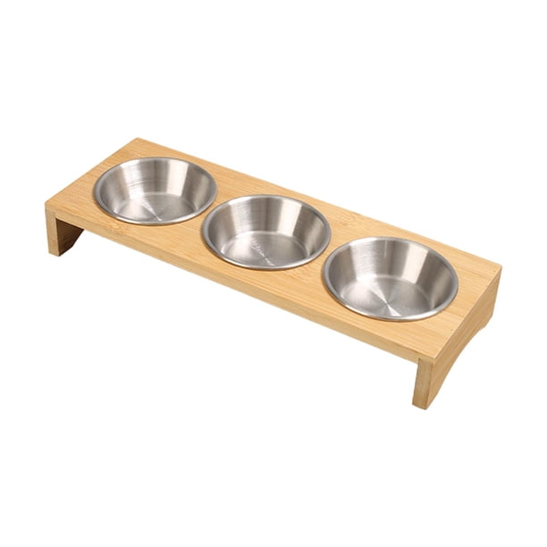 Plato para de soja, juego de condimentos, cuencos de inmersión multifuncionales, taza de para cocina, restaurante, Camping, condimento de Plata 3 Rejillas