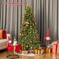 thumbnail image 2 of Gymax 6 FT Artificial Xmas Tree w/ 721 PE PVC Branch Tips & Folding Metal Stand, 2 of 10
