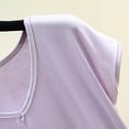 thumbnail image 6 of Costeam Womens V Neck Short Sleeve Top and Wide Leg Shorts Two Piece Set Soft Breathable Knit Fabric Side Pockets Elastic Waist Loose Fit Casual Daily Outfit, 6 of 9
