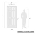 thumbnail image 2 of Vaughn 6-Light Semi-flush in Natural Black and Aged Brass Accents, 2 of 5