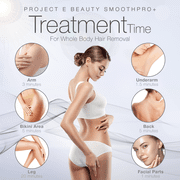 Project E Beauty SmoothPro+ IPL Laser Hair Removal Device | FDA Cleared Laser Hair Removal Device | Intense Pulsed Light | Permanent Hair Reduction