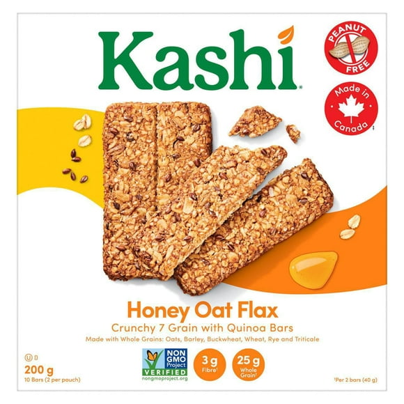 Kashi Seven Grain Honey Oat Flax with Quinoa Bars 200g, 10 bars, 200g, 10 bars