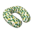 thumbnail image 2 of KLL Banana Tree Leaves Pattern Memory Foam Cervical Neck Pillow Versatile U-Shaped Pillows for Home/Office/Camping/Travelling/Soft Washable Cover, 2 of 8