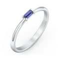 thumbnail image 3 of East-West Stackable Baguette Ring in Sterling Silver, 3 of 3