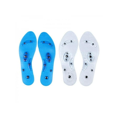 VICOODA 2 Pair Acupressure Magnetic Massage Therapy Shoe Insole, Health Breathable Foot Gel Shoe Pads, Relax Muscles, Improve Blood Circulation, Fight Against Plantar Fasciitis Relieve Feet (Best Way To Improve Circulation In Feet)