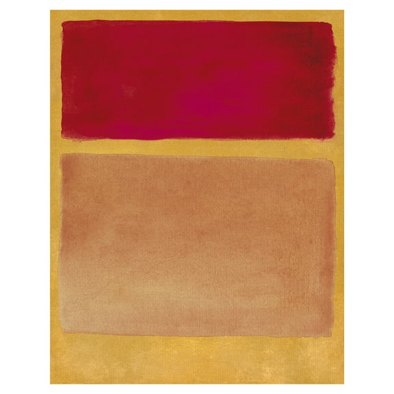 Masterpiece Art Gallery Sunset Terracotta Orange Abstract By Willowbrook Canvas Art Print 22" x 28"