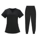 thumbnail image 4 of Conjunto de uniformes de enfermería para mujer, pantalones exfoliantes, ropa de trabajo fina, uniforme de enfermeras para SPA, salón de belleza XL Yinane  uniforme de mujer, 4 of 7