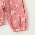 thumbnail image 5 of Toddler Girl Clothes 3T Newborn Infant Girl Clothes Rib Knit Romper Daisy Print Pants Headband Baby Clothes for Girls 0 3 6 12 18 24 Months, 5 of 5
