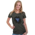 thumbnail image 3 of Ironic Magic 8 Ball Fortune Funny Womens Fitted Plus Size Graphic Tee Brisco Brands 2X, 3 of 4