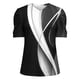 thumbnail image 4 of Fiudx Camisas para Mujer Mujer Moda Casual Manga Corta Suelta Camiseta Blusa Tops, 4 of 4