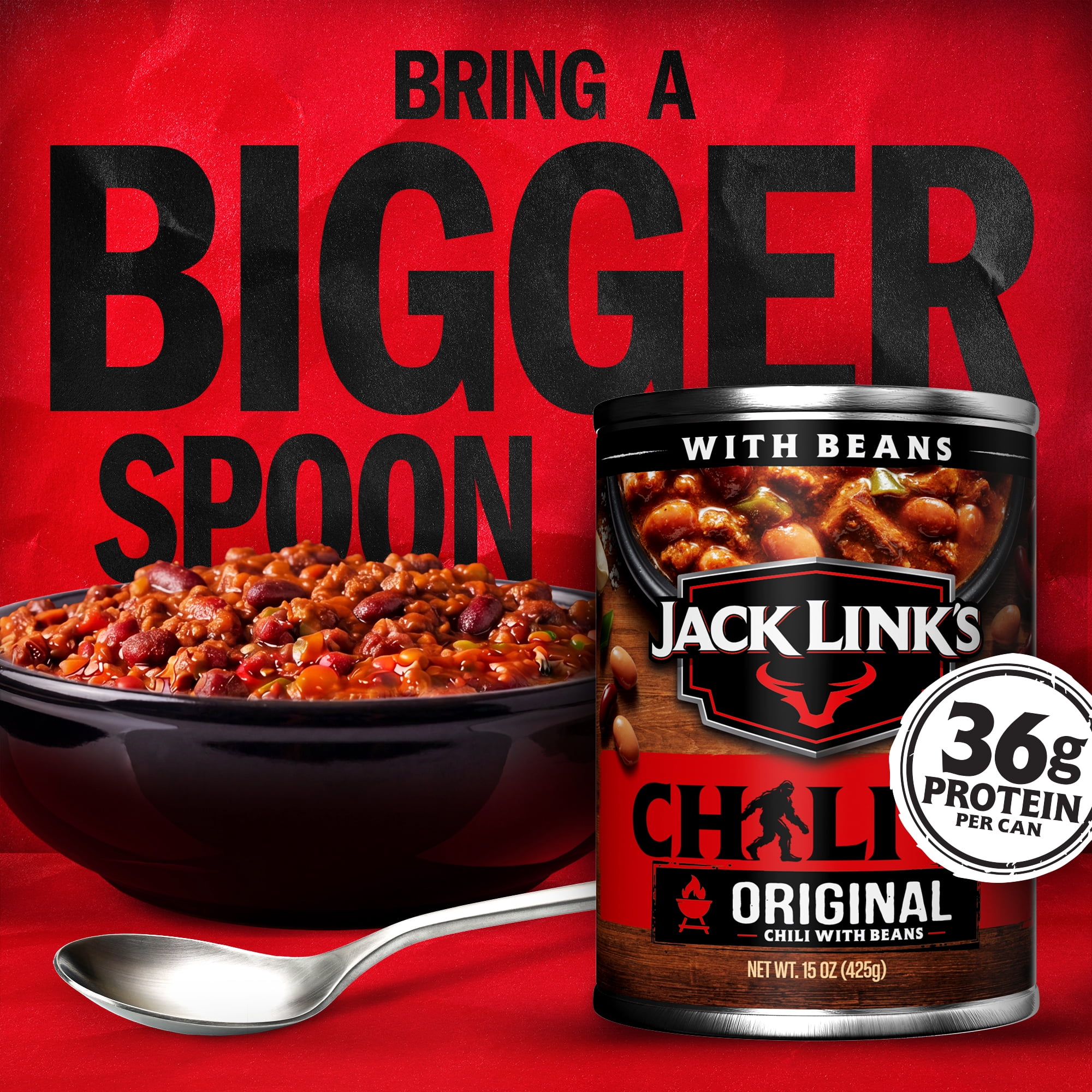 Jack Link's Chili Original Bean Flavor, 15 Ounce