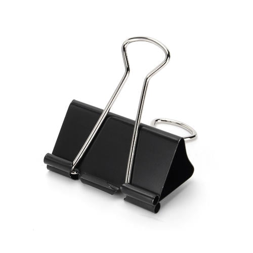 Black Binder Clips - Moustache®