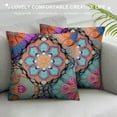 thumbnail image 3 of Nawypu  Double Sided Mandala Patterns Hippie Psychedelic Throw Pillow Covers, 3 of 5