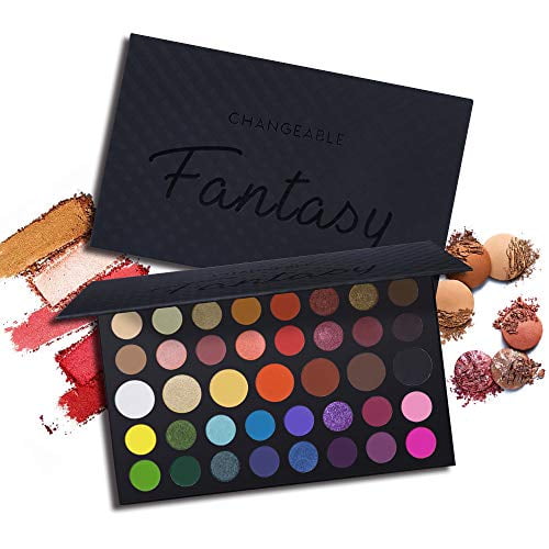 Download Changeable Fantasy Eyeshadow Makeup Palette Set Professional 39 Colors Matte Shimmer Eye Shadow Pallet Natural Nude Pigmented Blendable Cosmetics Walmart Com Walmart Com