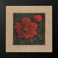 thumbnail image 2 of Unknown 12x12 Black Modern Framed Museum Art Print Titled - Red Carnation with Border I, 2 of 5