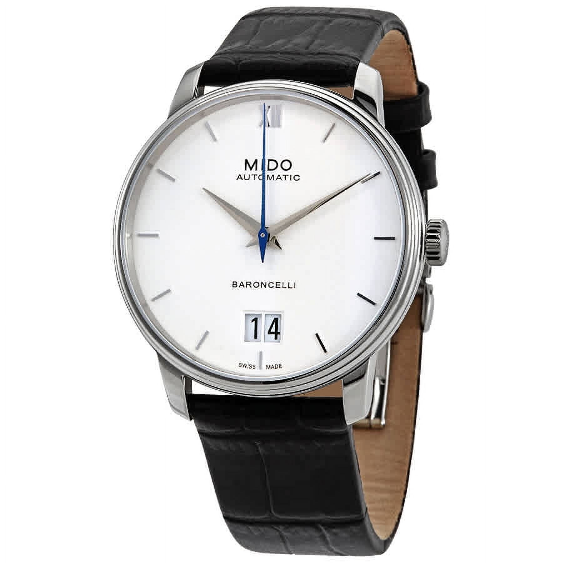 Mido Baroncelli Leather Automatic Mens Watch M8600.3.26.8 
