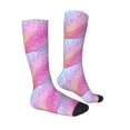 thumbnail image 3 of Balery Fun Rainbow Pink Fun Novelty Socks Men'S Women'S Crew Socks Funny Crazy Novelty Socks Quirky And Cool Socks, 3 of 9