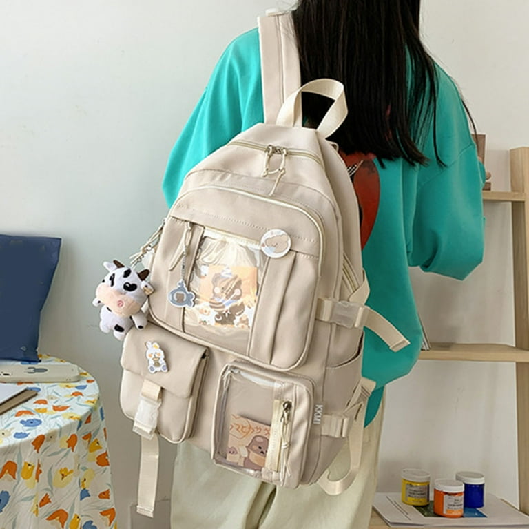 Backpack purse with store zipper straps