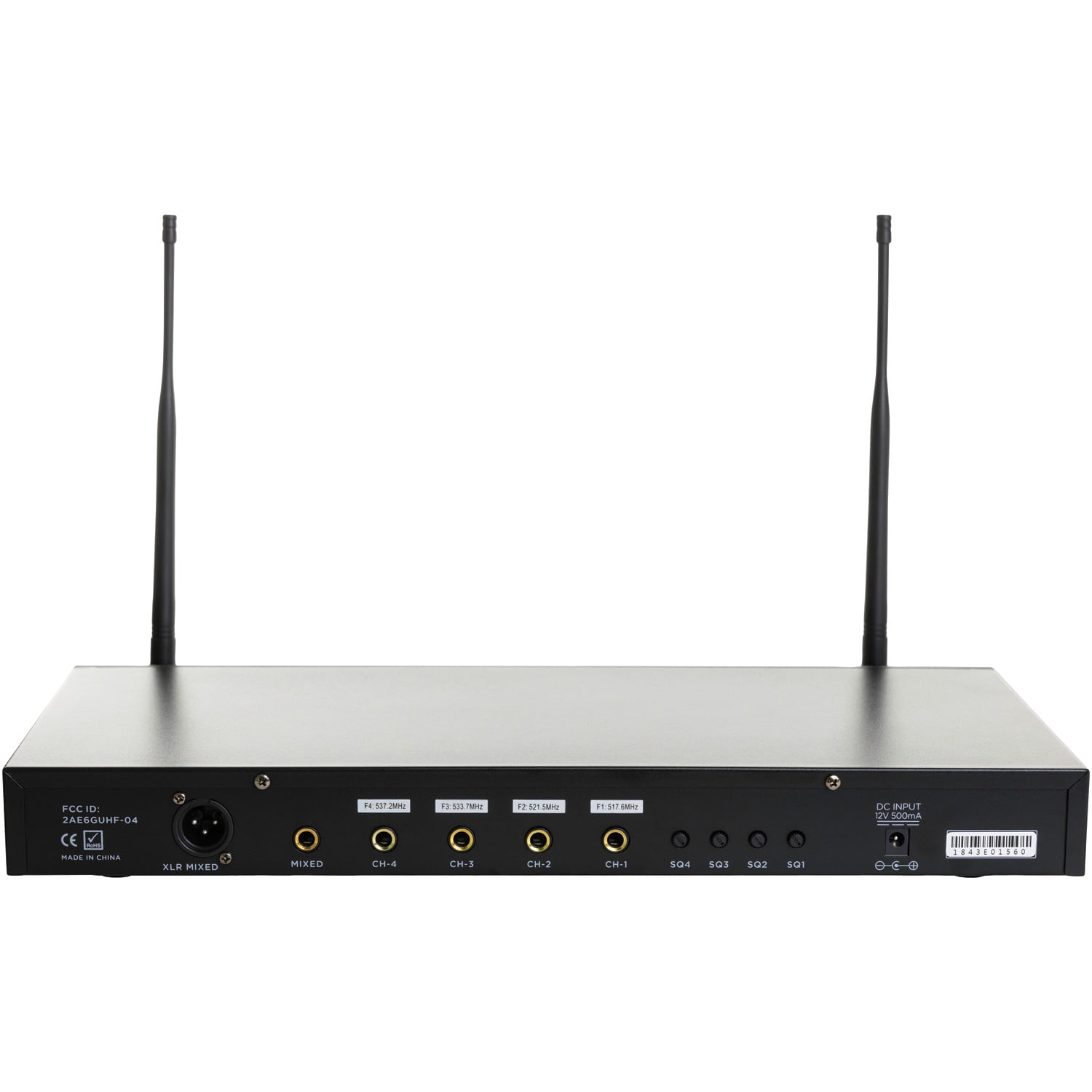 Gemini Uhf-04hl-s1234 Uhf-04hl 4-channel Headset/lavalier Microphone System