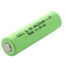 Exell 1.2V AA 2200mAh Rechargeable NIMH Flat Top Battery FAST USA SHIP