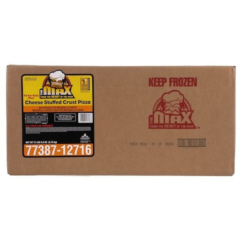 The Max Stuffed Crust Whole Grain Cheese Pizza, 5.6 Ounce -- 72 per case