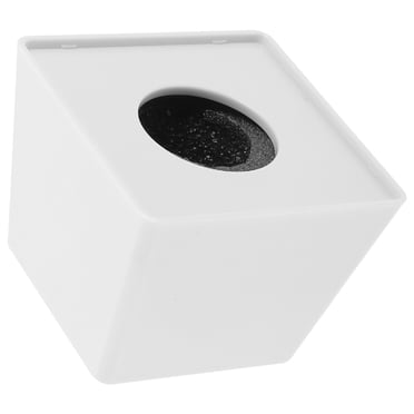 Soimiss Plastic and Foam Microphone Flag Station for Interview and Conference Use White