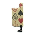 thumbnail image 2 of HATIART Couverture à Capuche Costumes de Cartes à Jouer Couverture Portable 50x60 Pouces Jeter Enveloppe Robe de Cape Cosplay, 2 of 3