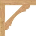 thumbnail image 3 of Ekena Millwork 5 1/2"W x 40"D x 40"H Olympic Block Smooth Bracket, Western Red Cedar, 3 of 4