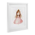 thumbnail image 2 of Stupell Industries Cottage Little Princess with Pink Gown White Framed Print Under Glass, 13 x 13, by Creative Studio, 2 of 8