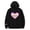 Black, variant on Kim Petras Print Merch Unisex Hoodie Trendy Casual Street Sweatshirt with Drawstring