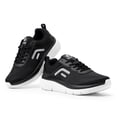 thumbnail image 2 of FitVille zapatos para caminar para hombres de ancho suela gruesa zapatillas ligeras transpirables zapatos para fascitis Plantar alivio del dolor, 2 of 5