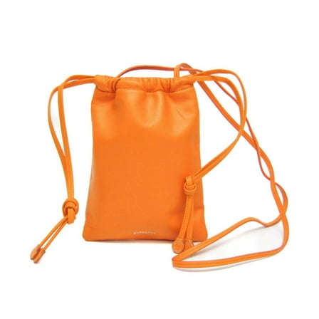 Pre-Owned Burberry Smartphone Bag Women's Leather Shoulder Bag Orange (Good)