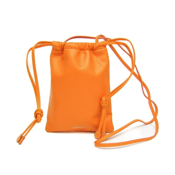 Pre-Owned Burberry Smartphone Bag Women's Leather Shoulder Bag Orange (Good)
