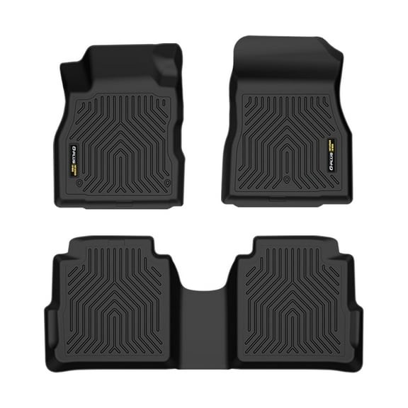 Floor Mats Cargo Liner 3D Mold TPE Rubber All-Weather Black Fit For 2018-2024 Nissan Kicks