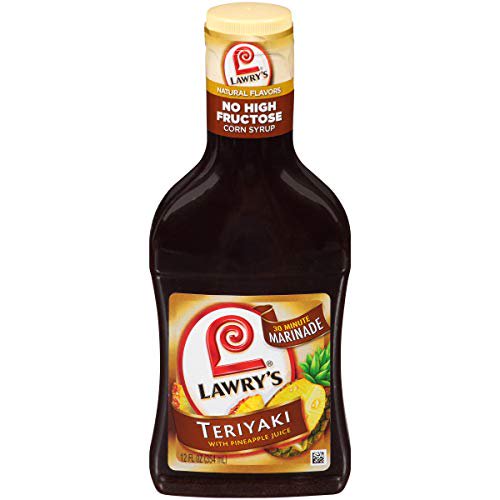 Lawry's Teriyaki With Pineapple Juice Marinade, 12 fl oz