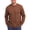 Brown, variant on GENTS BLISS Crew Neck Men Sweatshirts Fleece Long Sleeve Shirts for Men Casual Pullover Sweatshirts for Men