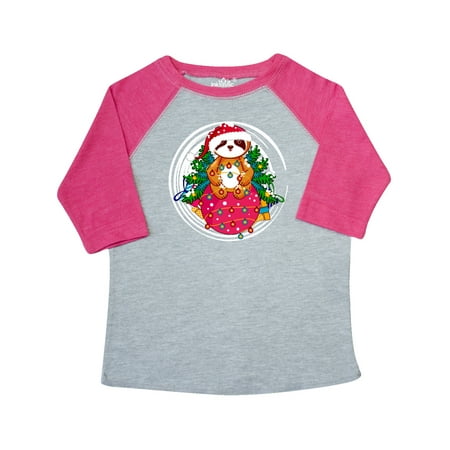 

Inktastic Christmas Sloth Gift Toddler Boy or Toddler Girl T-Shirt